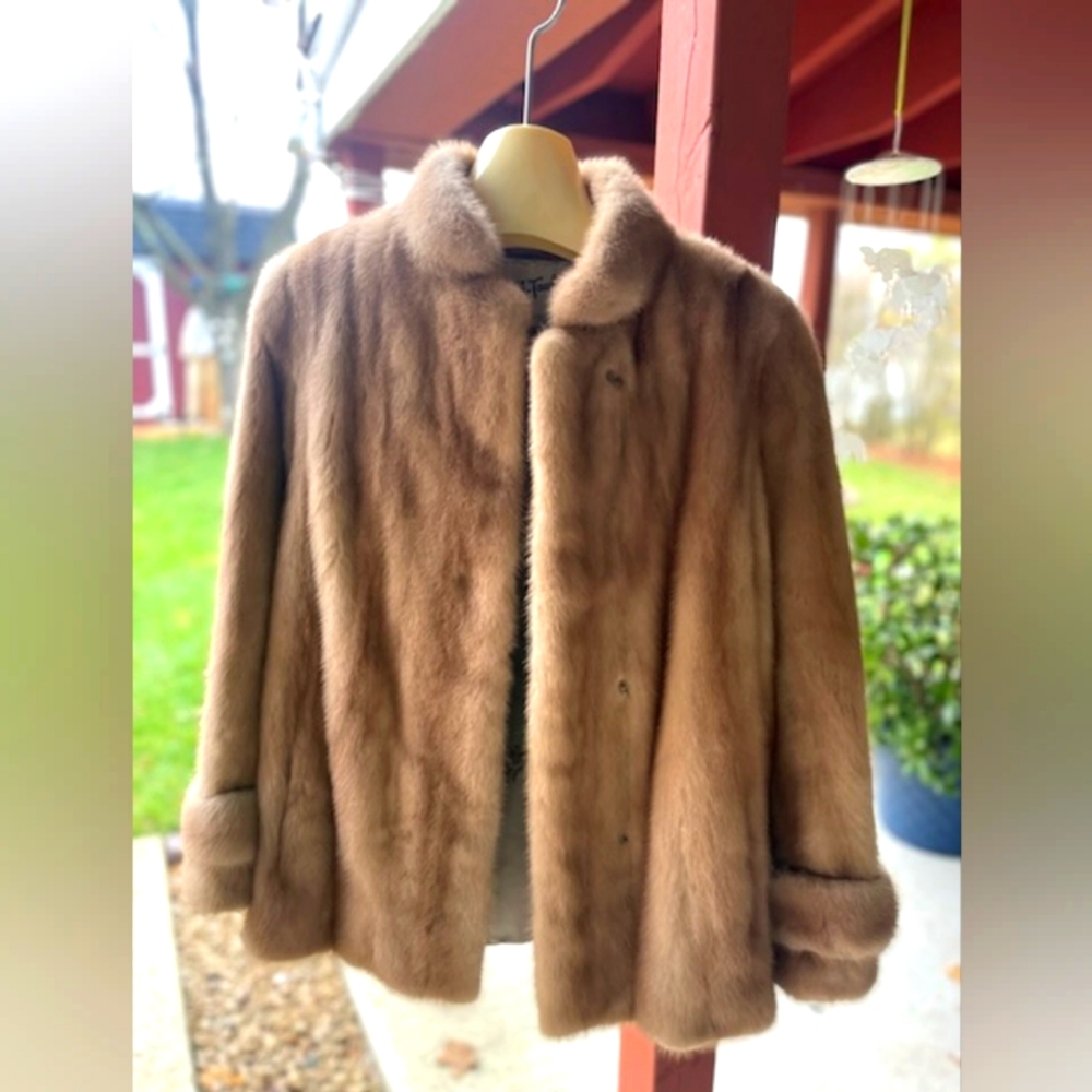 EMBA American Mink Coat - Autumn Haze